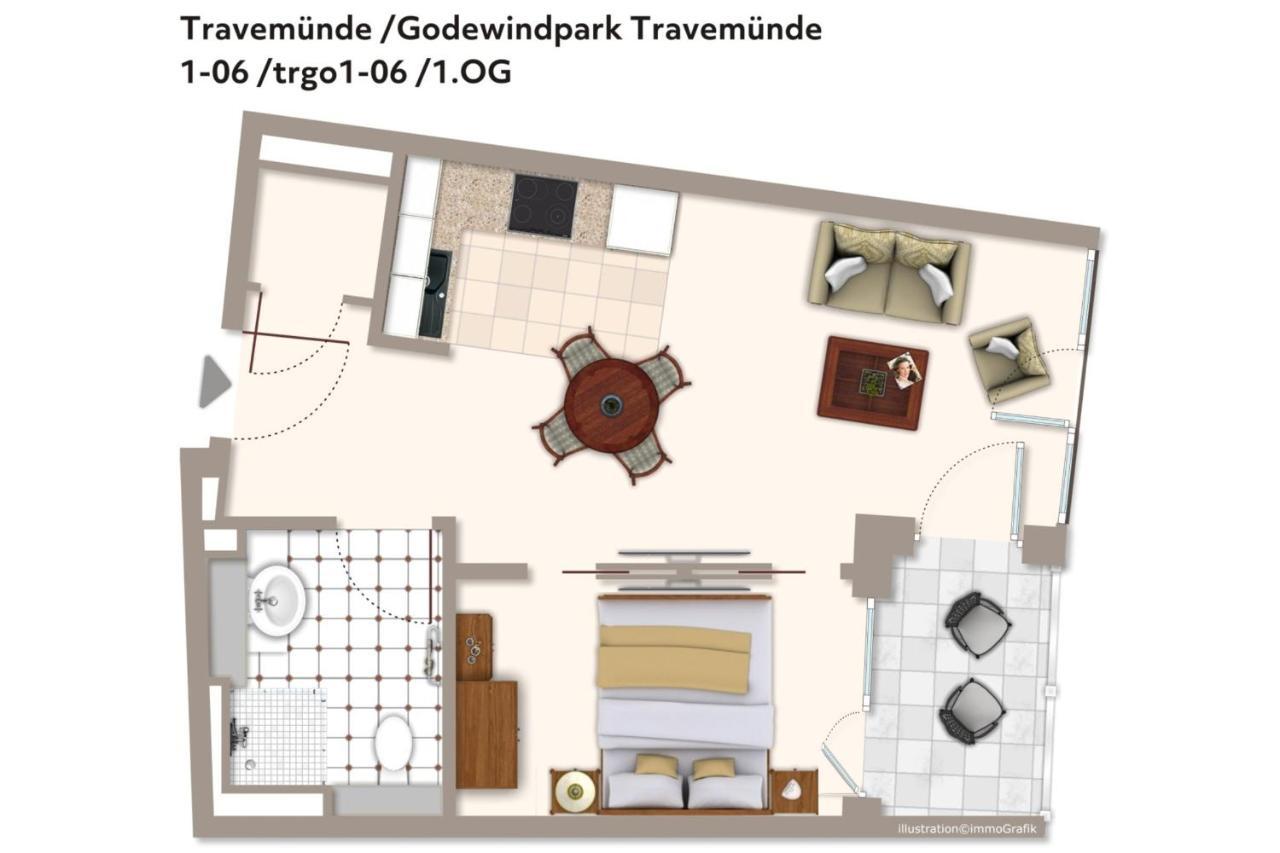 Godewindpark Travemuende Godewindpark Travemuende 1-06 Διαμέρισμα Λίμπεκ Εξωτερικό φωτογραφία